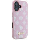 Guess iPhone 16 Plus - Peony Script Logo - MagSafe Θήκη με Επένδυση Συνθετικού Δέρματος - Pink - GUHMP16MPGPYSP