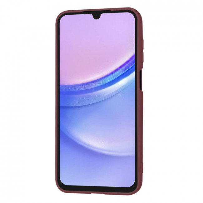 Techsuit Samsung Galaxy A15 4G / A15 5G SoftFlex Θήκη Σιλικόνης - Plum Red