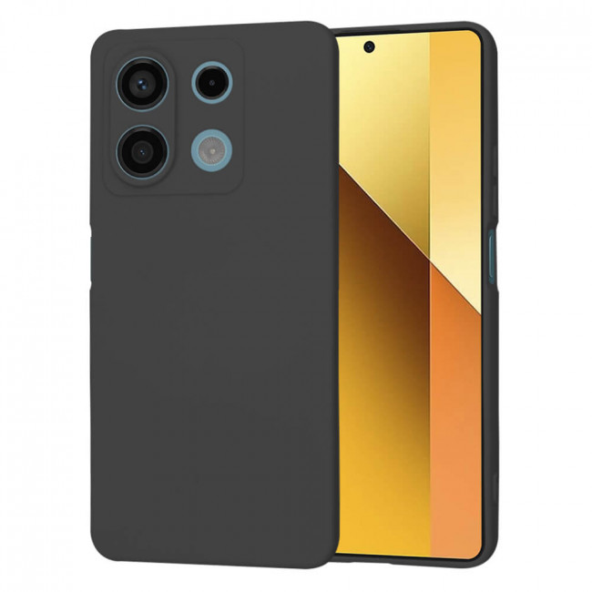 Techsuit Xiaomi Redmi Note 13 5G SoftFlex Θήκη Σιλικόνης - Black