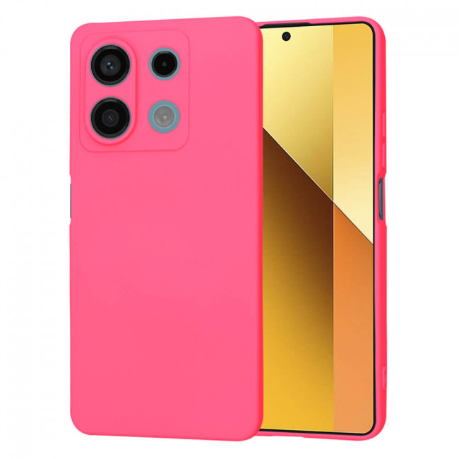 Techsuit Xiaomi Redmi Note 13 5G SoftFlex Θήκη Σιλικόνης - Hot Pink