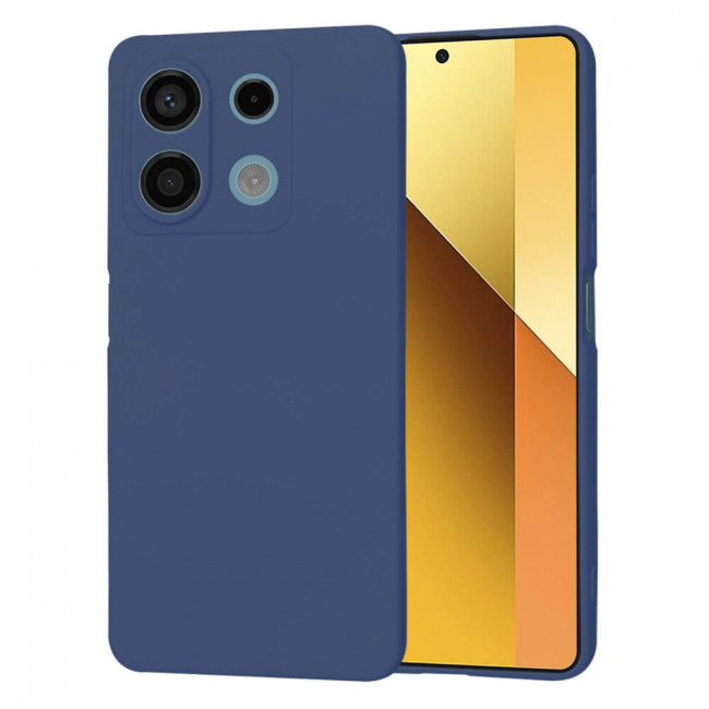 Techsuit Xiaomi Redmi Note 13 5G SoftFlex Θήκη Σιλικόνης - Navy Blue