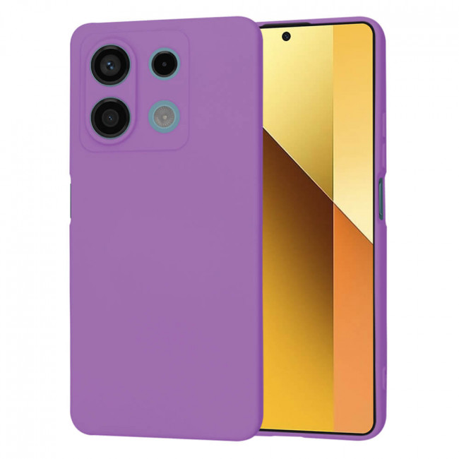 Techsuit Xiaomi Redmi Note 13 5G SoftFlex Θήκη Σιλικόνης - Purple