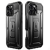 Supcase iPhone 16 Pro Max Unicorn Beetle Pro Σκληρή Θήκη με Προστασία Οθόνης και Stand - Black