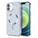 Techsuit iPhone 16 Plus - Luxury Glitter MagSafe - Θήκη Σιλικόνης - Light Blue