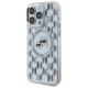 Karl Lagerfeld iPhone 16 Pro Max - IML Monogram Karl and Choupette Head - MagSafe Σκληρή Θήκη με Πλαίσιο Σιλικόνης - Clear - KLHMP16XHMCKMHT