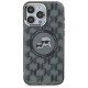 Karl Lagerfeld iPhone 16 Pro Max - IML Monogram Karl and Choupette Head - MagSafe Σκληρή Θήκη με Πλαίσιο Σιλικόνης - Black - KLHMP16XHMCKMHK