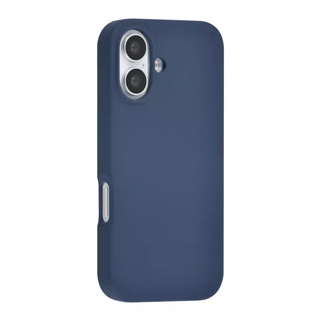 TUNIQ iPhone 16 Premium Liquid Silicone Θήκη Σιλικόνης - Dark Blue