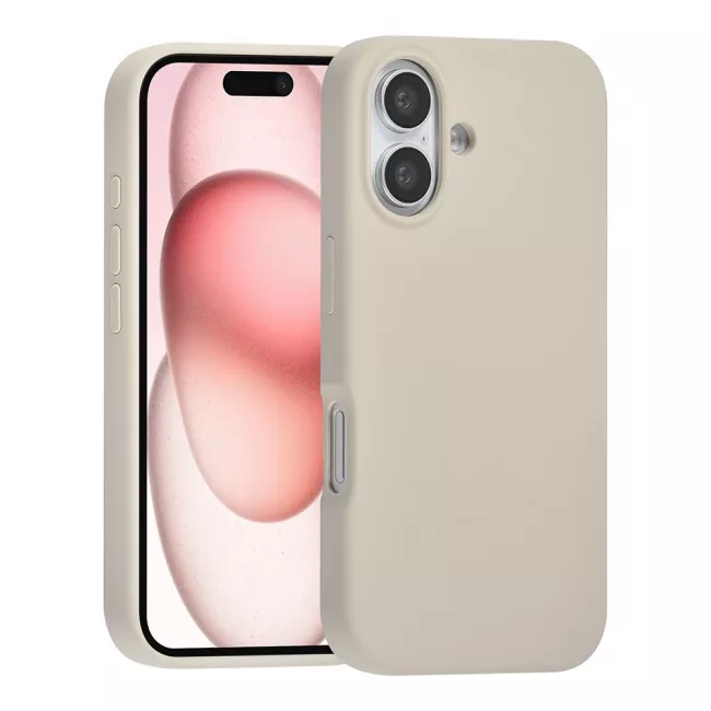 TUNIQ iPhone 16 Premium Liquid Silicone Θήκη Σιλικόνης - Grey