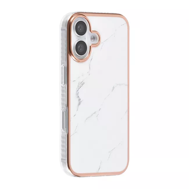 TUNIQ iPhone 16 Silicone Θήκη Σιλικόνης - Marble