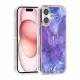 TUNIQ iPhone 16 Silicone Θήκη Σιλικόνης - Marble / Purple