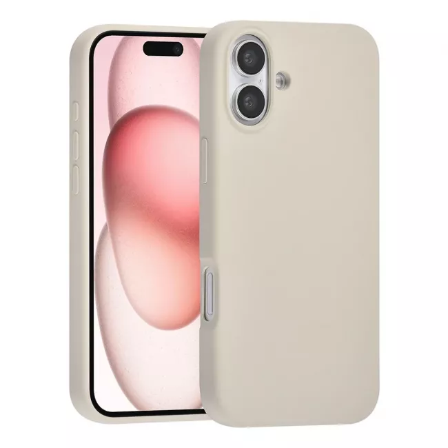 TUNIQ iPhone 16 Plus Premium Liquid Silicone Θήκη Σιλικόνης - Grey