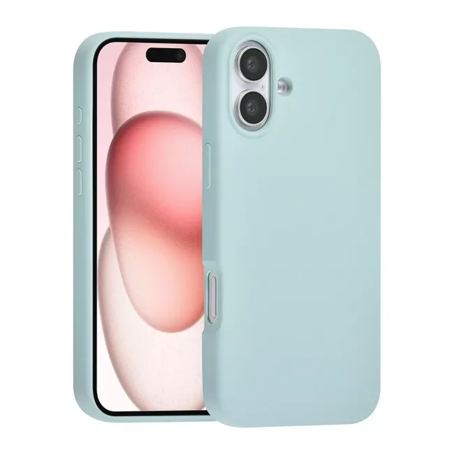 TUNIQ iPhone 16 Plus Premium Liquid Silicone Θήκη Σιλικόνης - Light Blue