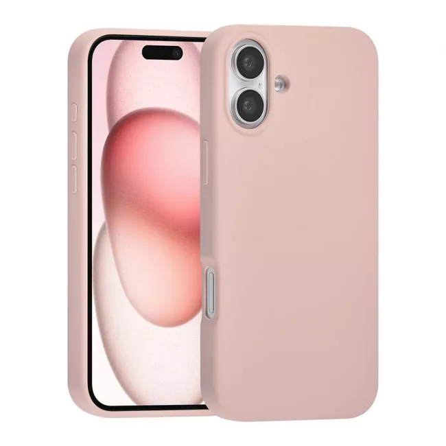 TUNIQ iPhone 16 Plus Premium Liquid Silicone Θήκη Σιλικόνης - Pink