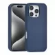 TUNIQ iPhone 16 Pro Premium Liquid Silicone Θήκη Σιλικόνης - Dark Blue