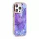 TUNIQ iPhone 16 Pro Silicone Θήκη Σιλικόνης - Marble / Purple