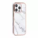 TUNIQ iPhone 16 Pro Silicone Θήκη Σιλικόνης - Marble / White