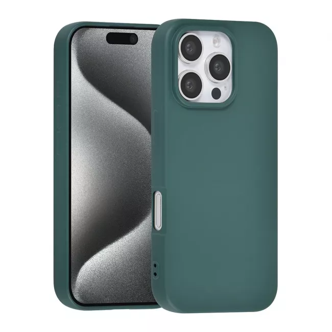 TUNIQ iPhone 16 Pro Θήκη Σιλικόνης - Green