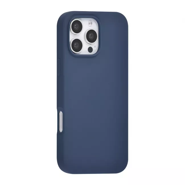 TUNIQ iPhone 16 Pro Max Premium Liquid Silicone Θήκη Σιλικόνης - Dark Blue