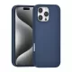 TUNIQ iPhone 16 Pro Max Premium Liquid Silicone Θήκη Σιλικόνης - Dark Blue