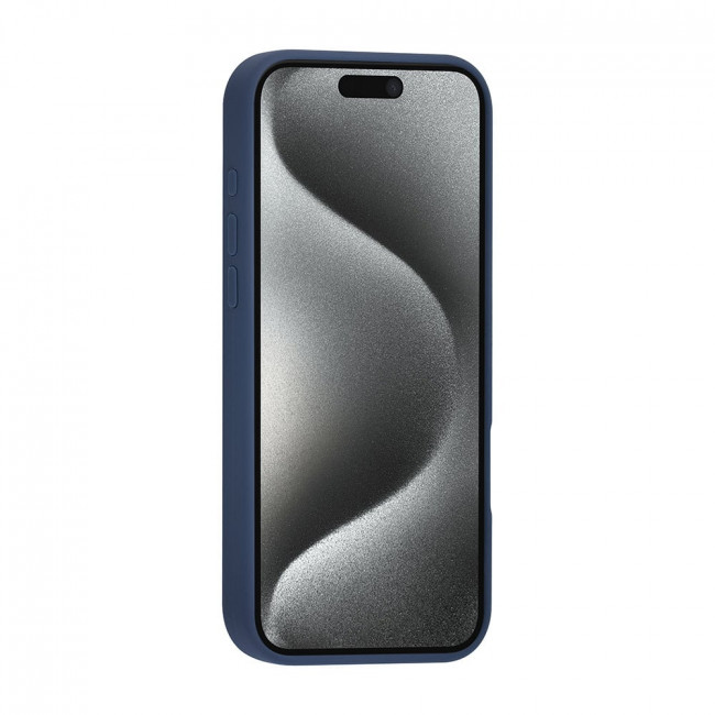 TUNIQ iPhone 16 Pro Max Premium Liquid Silicone Θήκη Σιλικόνης - Dark Blue