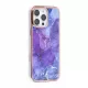 TUNIQ iPhone 16 Pro Max Silicone Θήκη Σιλικόνης - Marble / Purple