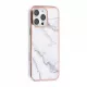 TUNIQ iPhone 16 Pro Max Silicone Θήκη Σιλικόνης - Marble / White