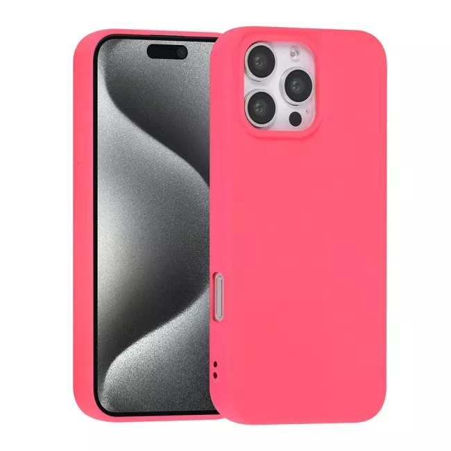 TUNIQ iPhone 16 Pro Max Θήκη Σιλικόνης - Hot Pink