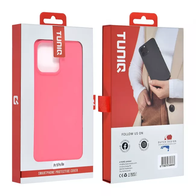 TUNIQ iPhone 16 Pro Max Θήκη Σιλικόνης - Hot Pink