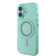 Guess iPhone 16 Plus - IML Rhinestones - MagSafe Σκληρή Θήκη με Πλαίσιο Σιλικόνης - Green - GUHMP16MPFTDTEN