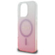 Guess iPhone 16 Pro Max - IML Glitter Gradient - Magsafe Σκληρή Θήκη με Πλαίσιο Σιλικόνης - Pink - GUHMP16XHGRCELP