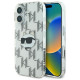 Karl Lagerfeld iPhone 16 - IML Choupette Head Electroplated Σκληρή Θήκη με Πλαίσιο Σιλικόνης - Διάφανη - KLHCP16SHKLPCHT