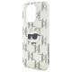 Karl Lagerfeld iPhone 16 Pro Max - IML Choupette Head Electroplated Σκληρή Θήκη με Πλαίσιο Σιλικόνης - Διάφανη - KLHCP16XHKLPCHT