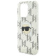 Karl Lagerfeld iPhone 16 Pro Max - IML Karl Head Electroplated Σκληρή Θήκη με Πλαίσιο Σιλικόνης - Διάφανη - KLHCP16XHKLPKHT