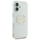 Guess iPhone 16 Plus - IML Heart - MagSafe Σκληρή Θήκη με Πλαίσιο Σιλικόνης - Διάφανη - GUHCP16MHCHGSPT