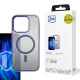 3MK iPhone 16 Pro Max Frosty MagCase Θήκη Σιλικόνης TPU με MagSafe - Purple