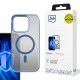 3MK iPhone 16 Pro Max Frosty MagCase Θήκη Σιλικόνης TPU με MagSafe - Blue