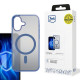 3MK iPhone 16 Frosty MagCase Θήκη Σιλικόνης TPU με MagSafe - Blue