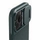 Spigen iPhone 16 Pro Max Optik Armor Mag Θήκη Σιλικόνης με Κάλυμμα για την Κάμερα και MagSafe - Abyss Green