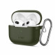 TECH-PROTECT AirPods 3 Θήκη Σιλικόνης - Silicone Hook - Olive Green