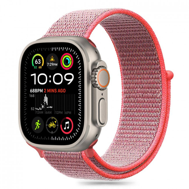 Tech-Protect Λουράκι Apple Watch 4 / 5 / 6 / 7 / 8 / 9 / 10 / SE / SE 2 - 40 / 41 / 42 mm Nylon - Hot Pink