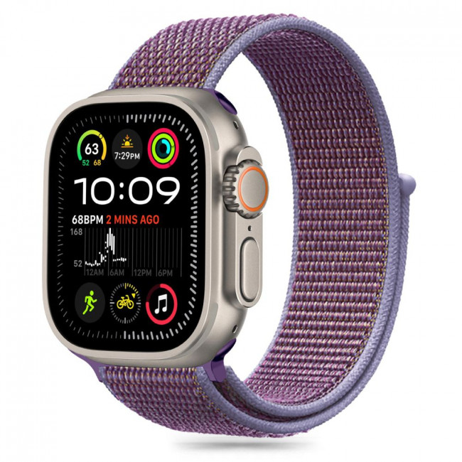 Tech-Protect Λουράκι Apple Watch 4 / 5 / 6 / 7 / 8 / 9 / 10 / SE / ULTRA 1 / ULTRA 2 - 44 / 45 / 46 / 49 mm Nylon - Lilac