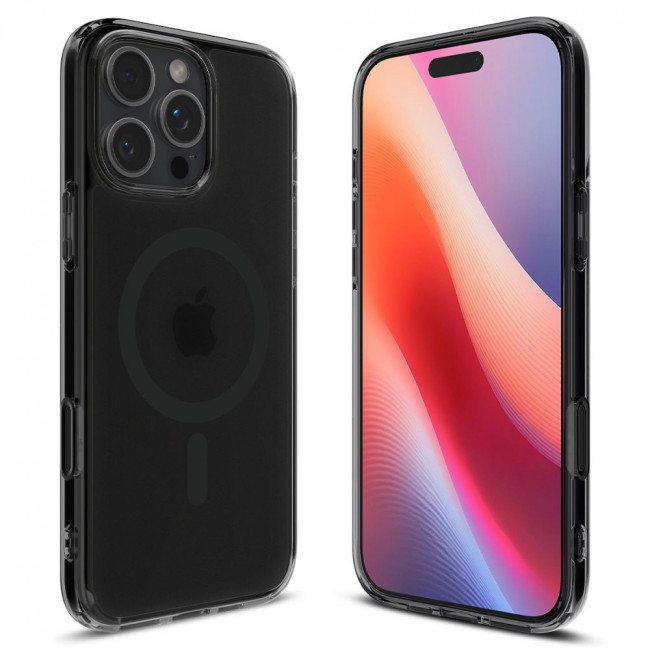 Spigen iPhone 16 Pro Ultra Hybrid T Mag Σκληρή Θήκη με Πλαίσιο Σιλικόνης με MagSafe - Frost Black