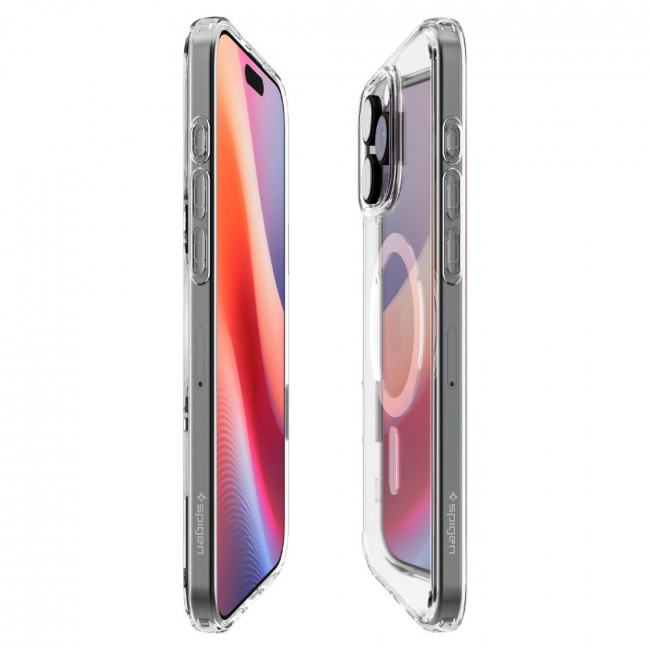 Spigen iPhone 16 Pro Ultra Hybrid T Mag Σκληρή Θήκη με Πλαίσιο Σιλικόνης με MagSafe - White