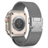 Tech-Protect Λουράκι Apple Watch 2 / 3 / 4 / 5 / 6 / 7 / 8 / 9 / 10 / SE / SE 2 / ULTRA 1 / ULTRA 2 - 44 / 45 / 46 / 49 mm Milano από Ανοξείδωτο Ατσάλι - Silver