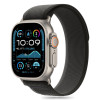 Tech-Protect Λουράκι Apple Watch 4 / 5 / 6 / 7 / 8 / 9 / 10 / SE / ULTRA 1 / ULTRA 2 - 44 / 45 / 46 / 49 mm Nylon Stripe - Black / Orange