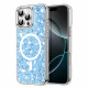 Techsuit iPhone 16 Pro - MagSafe - Sparkly Glitter - Σκληρή Θήκη με Πλαίσιο Σιλικόνης - Blue