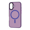 Techsuit iPhone 16 - HaloFrost Series MagSafe - Σκληρή Θήκη με Πλαίσιο Σιλικόνης - Deep Purple