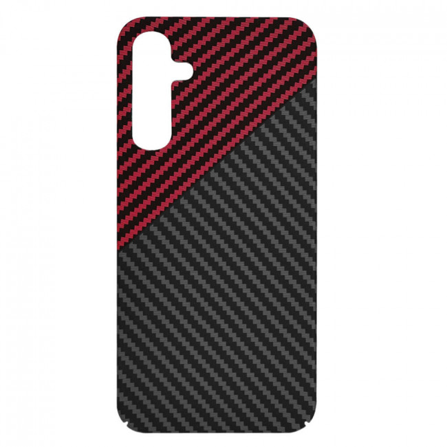 Techsuit Samsung Galaxy A25 5G Σκληρή Θήκη Carbonite FiberShell - Red Vortex