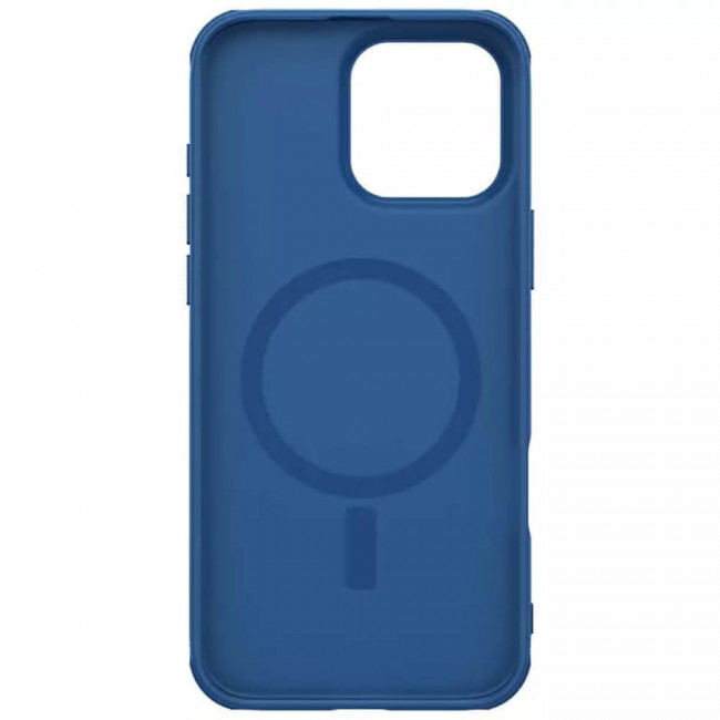 Nillkin iPhone 16 Pro Max Super Frosted Shield Pro Magnetic Σκληρή Θήκη με MagSafe - Blue