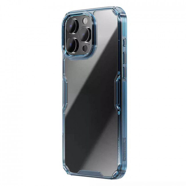 Nillkin iPhone 16 Pro Max Nature Pro - Σκληρή Θήκη με Πλαίσιο Σιλικόνης - Blue